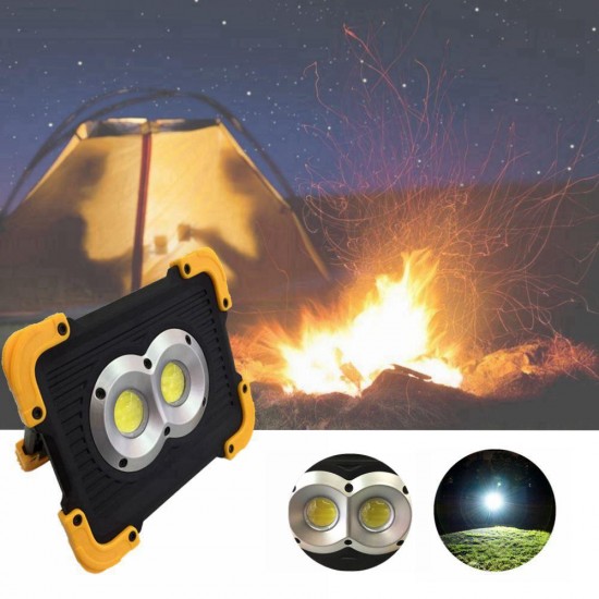 20W Double Round USB Portable Waterproof COB Camping Light Rechargeable 3Modes LED Work Light 20W Double Round USB Portable Waterproof COB Camping Light Rechargeable 3Modes LED Work Light