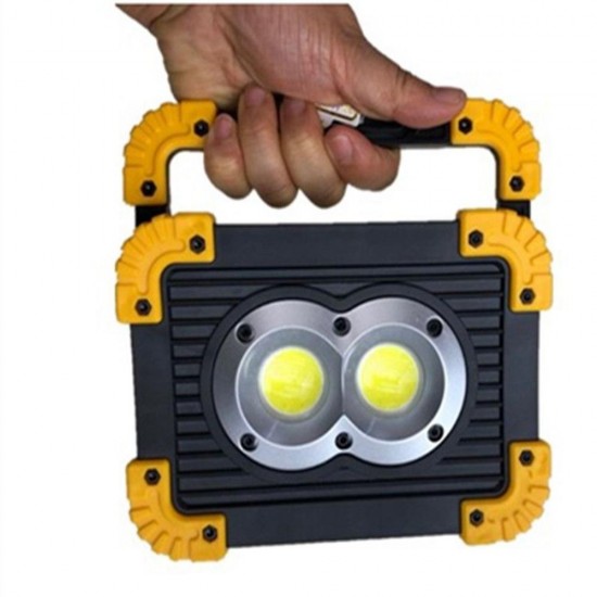 20W Double Round USB Portable Waterproof COB Camping Light Rechargeable 3Modes LED Work Light 20W Double Round USB Portable Waterproof COB Camping Light Rechargeable 3Modes LED Work Light