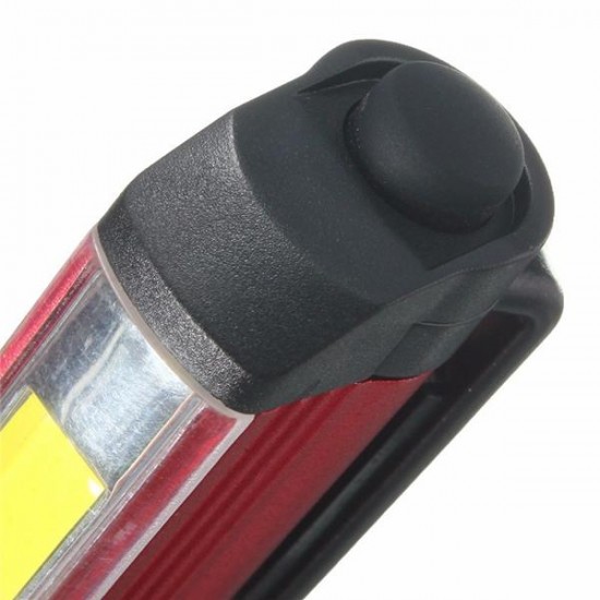 3W LED COB Pocket Pen Clip Light Work Inspection Lamp Magnetic Torch Flashlight