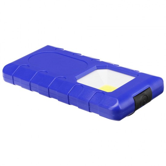3W Portable COB Pocket Work Light Magnetic Pen Clip Camping Lamp Car Inspection Flashlight
