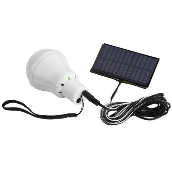 3W Portable Rechargeable Solar Powered 12 LED Bulb Light Outdoor Camping Yard Emergency Lamp