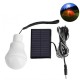 3W Portable Rechargeable Solar Powered 12 LED Bulb Light Outdoor Camping Yard Emergency Lamp