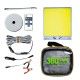 400W Portable COB LED Magnet Camping Light Remote Control DC12V Outdoor Road Trip Lamp for Travel Night Fishing