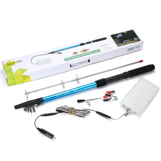 500W Adjustable 5M LED Fishing Lamp Car Camping Light Outdoor Barbecue White Light DC12V 500W Adjustable 5M LED Fishing Lamp Car Camping Light Outdoor Barbecue White Light DC12V