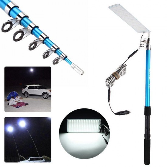 500W Adjustable 5M LED Fishing Lamp Car Camping Light Outdoor Barbecue White Light DC12V 500W Adjustable 5M LED Fishing Lamp Car Camping Light Outdoor Barbecue White Light DC12V