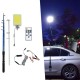 500W COB Waterproof Outdoor Lantern Rod Fishing Camping Light Remote Control DC12V Portable Emergency Lamp for Road Trip