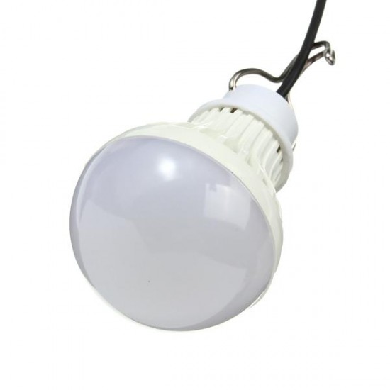 5W USB LED Light Bulb with Touch Sensor Switch for Outdoor Camping Hiking Emergency 5V