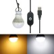 5W USB LED Light Bulb with Touch Sensor Switch for Outdoor Camping Hiking Emergency 5V 5W USB LED Light Bulb with Touch Sensor Switch for Outdoor Camping Hiking Emergency 5V