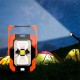 6W Solar Power LED Camping Lantern Portable Work Light Waterproof Magnet Emergency Lamp Power Bank