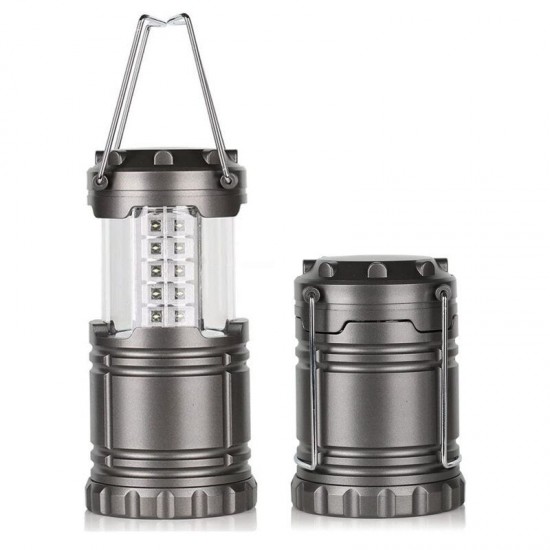 Battery Operated LED Camping Light Portable Hanging Lantern Outdoor Hiking Lamp