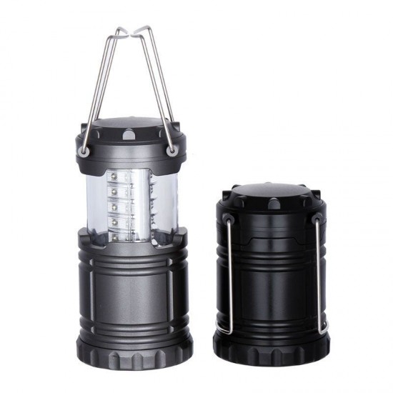 Battery Operated LED Camping Light Portable Hanging Lantern Outdoor Hiking Lamp