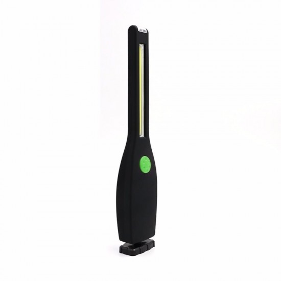 Battery Powered COB LED 2 Modes Portable Flashlight Outdoor Camping Work Light with Magnetic Battery Powered COB LED 2 Modes Portable Flashlight Outdoor Camping Work Light with Magnetic