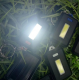 Mini Portable COB LED Work Light Inspection Battery Powered Key Chain Tent Pocket Lamp