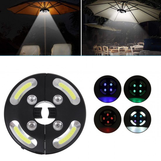 Portable 3 Modes Cordless COB Led Light Pole Light Outdoor Garden Yard Lawn Night Lights Tent Lamp