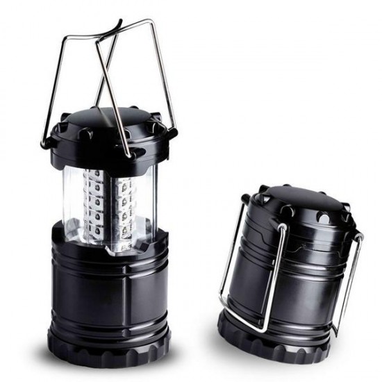 Portable 30 LED Stretchable Lantern Camping Lamp Battery Operated Tent Hiking Light