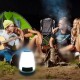 Portable 5W Colorful White Camping Light Magnet Waterproof Hanging Tent Lamp Emergency Lantern With Hook