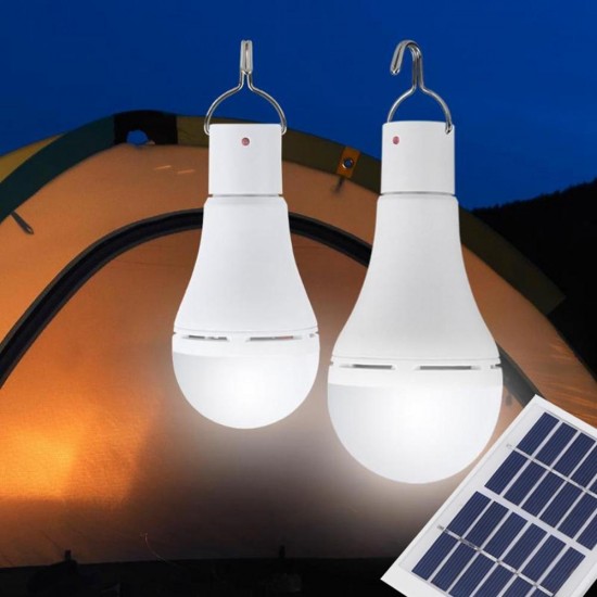 Portable 9W Solar Panel USB Rechargeable Camping Light 25 COB LED Bulb Lamp for Outdoor Emergency Portable 9W Solar Panel USB Rechargeable Camping Light 25 COB LED Bulb Lamp for Outdoor Emergency