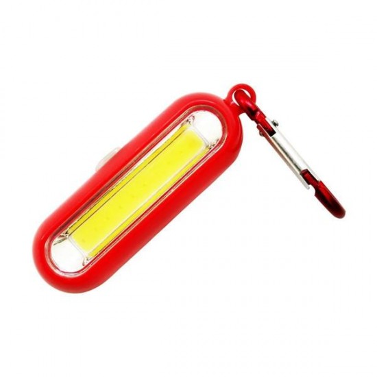 Portable Mini COB LED Flashlight Keychain Pocket Handy Camping Work Light for Outdoor Hiking Fishing