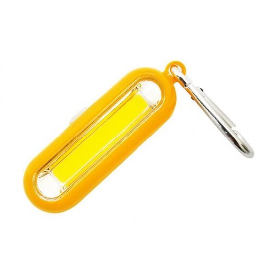 Portable Mini COB LED Flashlight Keychain Pocket Handy Camping Work Light for Outdoor Hiking Fishing