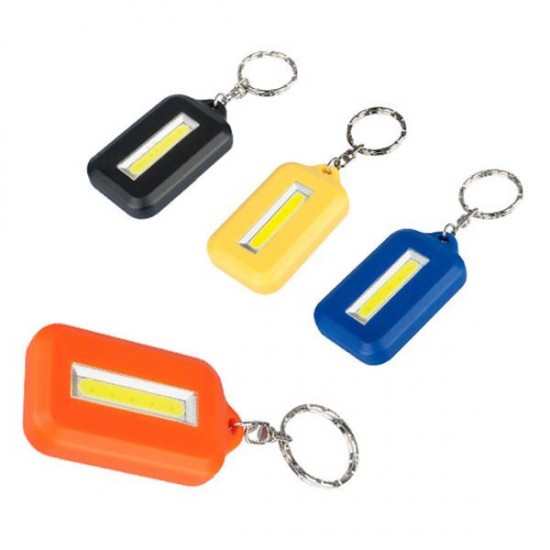 Portable Mini COB LED Keychain Camping Work Light Handy Pocket Flashlight for Outdoor Hiking Fishing