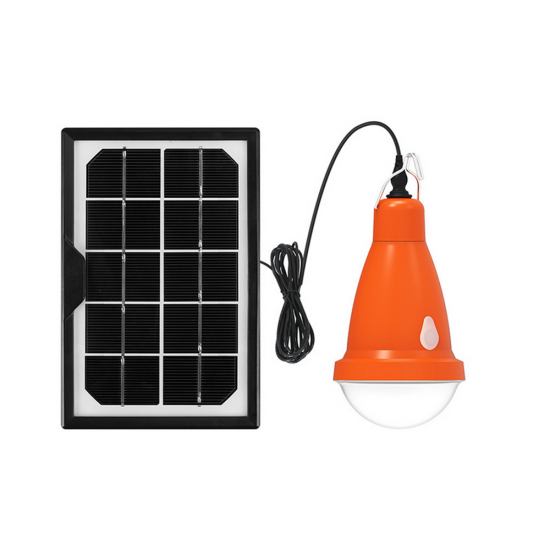 Solar Panel USB Rechargeable Camping Bulb Remote Control Waterproof Outdoor Emergency Light 3 Modes