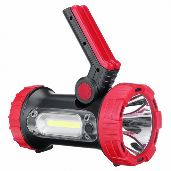 Super Bright Searchlight LED Portable Camping Light Handheld Rechargeable Flashlight