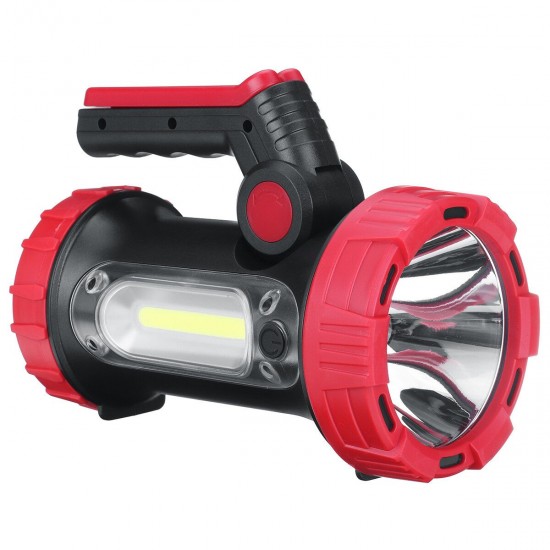 Super Bright Searchlight LED Portable Camping Light Handheld Rechargeable Flashlight