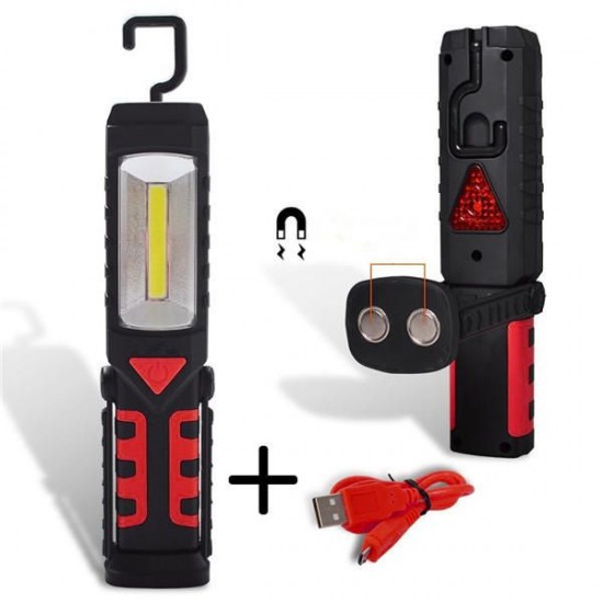 USB Rechargeable LED COB Camping Light Emergency Flashlight with Magnetic Base for Outdoor Home Auto USB Rechargeable LED COB Camping Light Emergency Flashlight with Magnetic Base for Outdoor Home Auto
