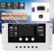 10A/20A/30A 12V/24V LCD Solar Charger Controller USB Dual Solar Panel Regulator
