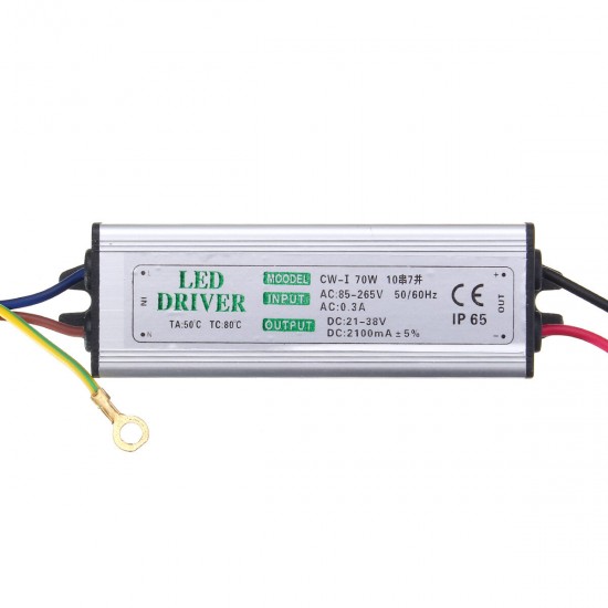 10W 20W 30W 50W 100W Waterproof High Power Supply LED Driver AC85-265V