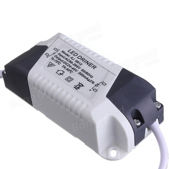 12W LED Driver Transformer Power Supply For Bulbs AC86-265V