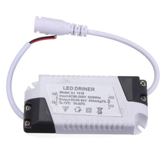 18W LED Driver Transformer Power Supply For Bulbs AC86-265V