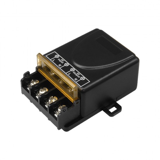 433Mhz Universal Wireless RF Remote Control Switch AC 220V 1CH 30A Relay Receiver for Electric Gate Garage Door 433Mhz Universal Wireless RF Remote Control Switch AC 220V 1CH 30A Relay Receiver for Electric Gate Garage Door