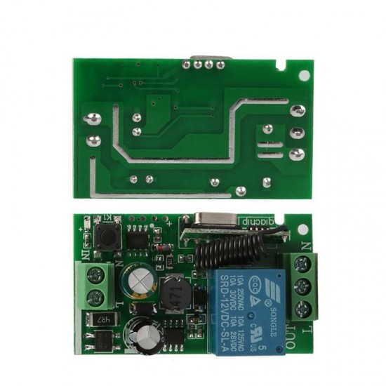 433Mhz Universal Wireless Remote Control Switch AC 85V 110V 220V 1CH Relay Receiver Module 433Mhz Universal Wireless Remote Control Switch AC 85V 110V 220V 1CH Relay Receiver Module