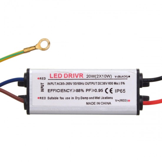9W Waterproof High Power LED Driver Supply SMD Chip for Light AC85-265V 9W Waterproof High Power LED Driver Supply SMD Chip for Light AC85-265V