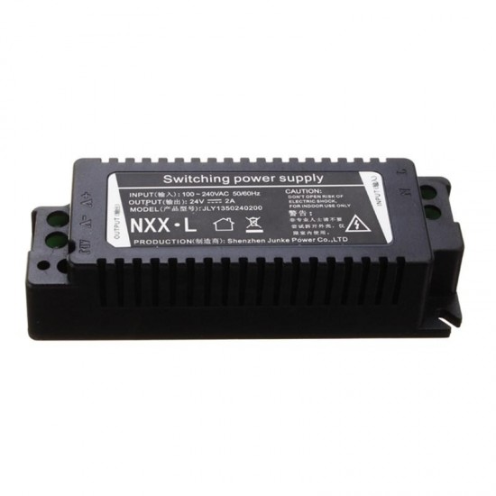 AC100-240V to DC24V 2A 48W Lighting Transformer LED Driver for Indoor Use AC100-240V to DC24V 2A 48W Lighting Transformer LED Driver for Indoor Use