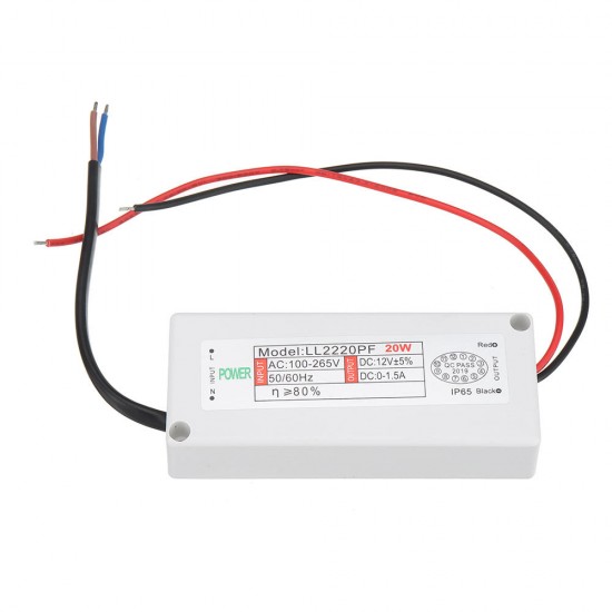 AC100-265V To DC12V 1.5A 20W Non-Waterproof Constant Voltage Power Supply LED Driver AC100-265V To DC12V 1.5A 20W Non-Waterproof Constant Voltage Power Supply LED Driver