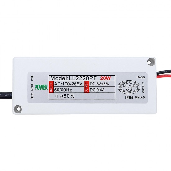 AC100-265V To DC5V 4A 20W Non-Waterproof Constant Current Power Supply LED Driver