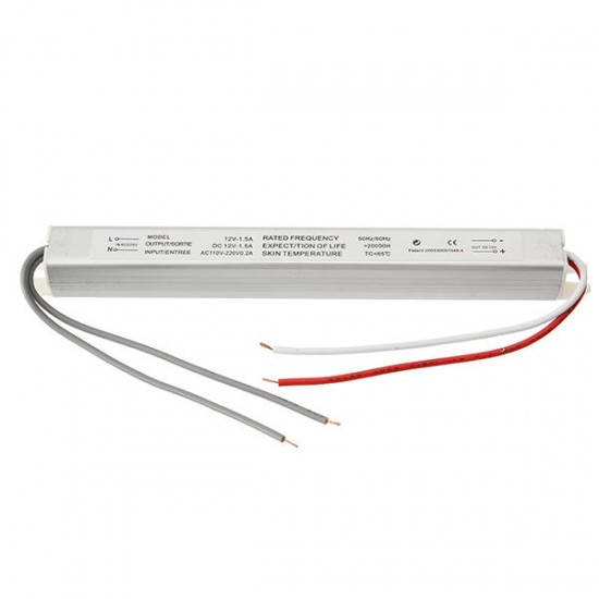 AC110-220V to DC12V 18W 24W 36W 48W 60W thin LED Driver Lighting Transformer