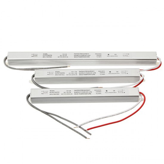 AC110-220V to DC12V 18W 24W 36W 48W 60W thin LED Driver Lighting Transformer AC110-220V to DC12V 18W 24W 36W 48W 60W thin LED Driver Lighting Transformer