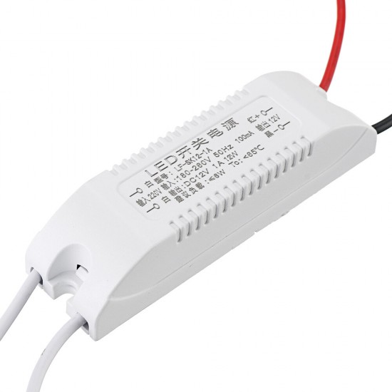 AC185-260V To DC12V 12W 18W 24W 36W 48W Power Supply Lighting Transformer LED Driver For LED Lights