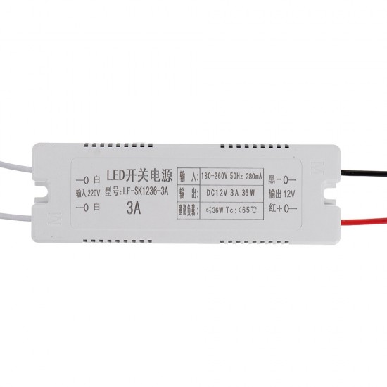AC185-260V To DC12V 12W 18W 24W 36W 48W Power Supply Lighting Transformer LED Driver For LED Lights AC185-260V To DC12V 12W 18W 24W 36W 48W Power Supply Lighting Transformer LED Driver For LED Lights