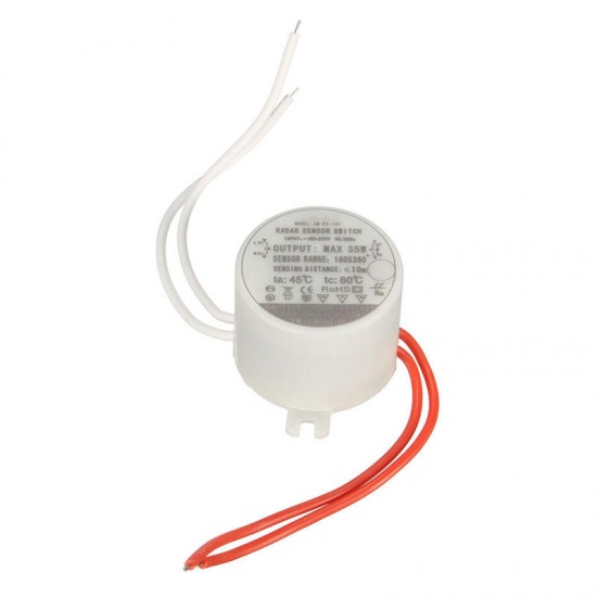 AC220V 35W Circular Delay Time Radar Microwave Induction Sensor Switch for LED Light AC220V 35W Circular Delay Time Radar Microwave Induction Sensor Switch for LED Light