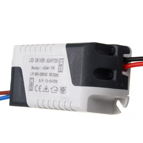 AC85-265V To DC12-24V 4-7W 300mA LED Light Lamp Driver Adapter Transformer Power Supply