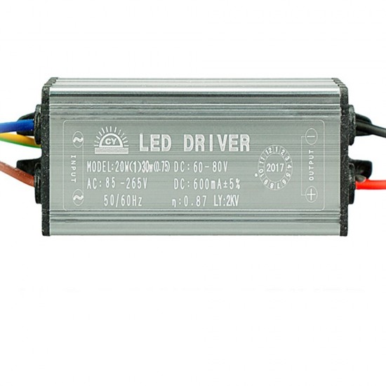 AC85-265V To DC22-38V 10W 20W 30W 50W IP65 No Flicker Convert LED Driver for Flood Light AC85-265V To DC22-38V 10W 20W 30W 50W IP65 No Flicker Convert LED Driver for Flood Light