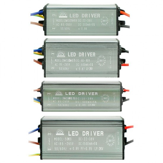 AC85-265V To DC22-38V 10W 20W 30W 50W IP65 No Flicker Convert LED Driver for Flood Light AC85-265V To DC22-38V 10W 20W 30W 50W IP65 No Flicker Convert LED Driver for Flood Light