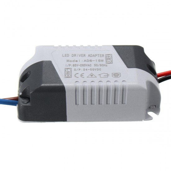 AC85-265V To DC24-50V 8-15W 300mA LED Light Lamp Driver Adapter Transformer Power Supply