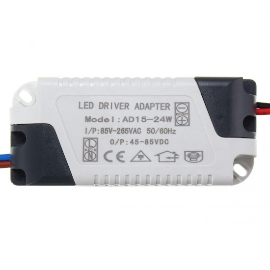 AC85-265V To DC45-85V 15-24W 300mA LED Light Lamp Driver Adapter Transformer Power Supply