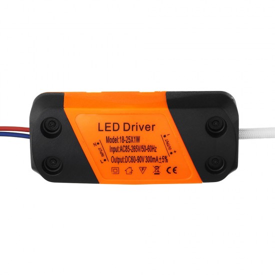 AC85-265V To DC54-87V 18-25W LED Driver Constant Current Light Transformer for Lighting