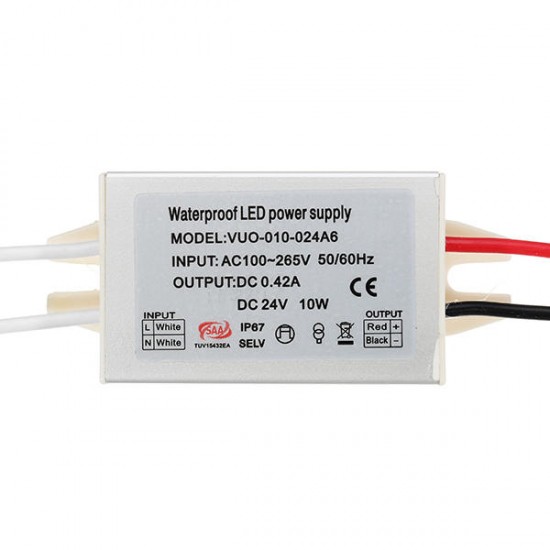DC12V DC24V 10W Waterproof Aluminum Mini Power Supply LED Driver Transformer DC12V DC24V 10W Waterproof Aluminum Mini Power Supply LED Driver Transformer